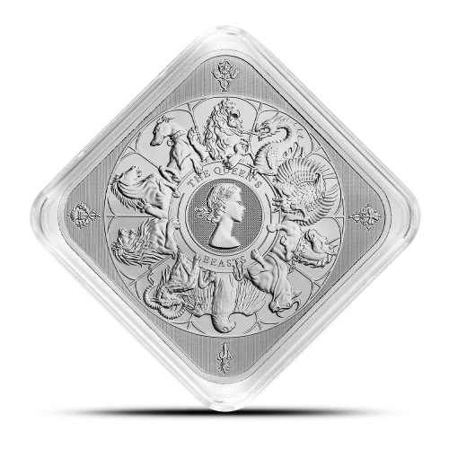 10 oz The Royal Mint Queen's Beast Completer Silver Bar (New)