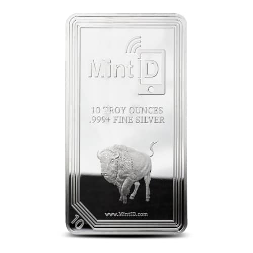 10 oz MintID Silver Bar (New)