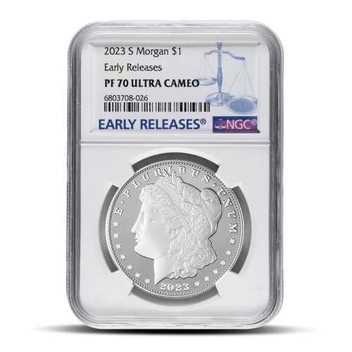 2023-S Proof Morgan Silver Dollar Coin NGC PF70 ER