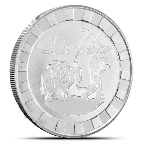 5 oz SilverTowne Prospector Stackable Silver Round (New)