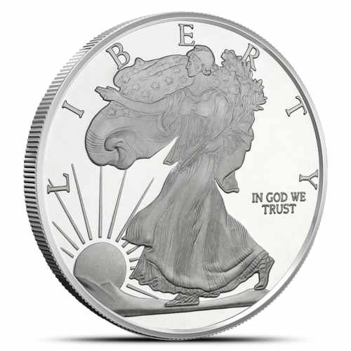 5 oz SilverTowne US Eagle Replica Silver Round