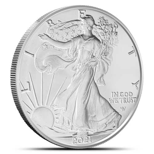 2021 1 oz American Silver Eagle Coin (Type 2)