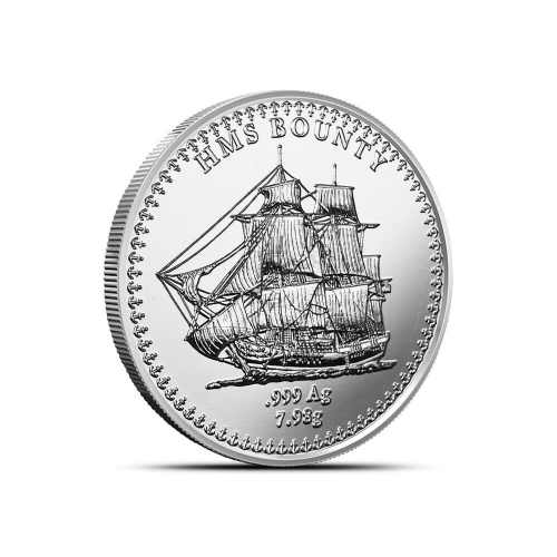 2024 1/4 oz Pitcairn Islands Silver Bounty Coin (BU)
