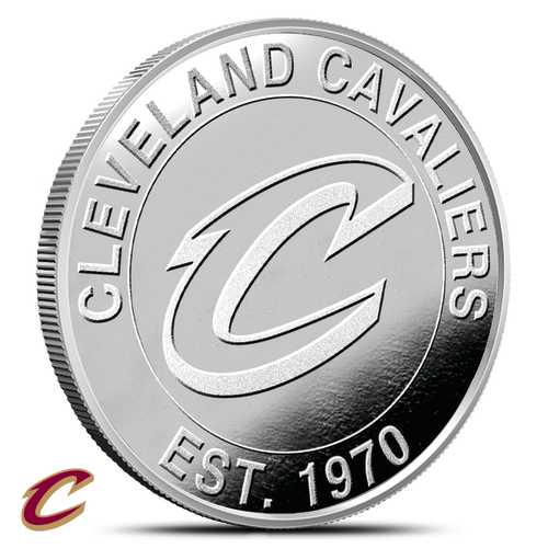1 oz NBA Cleveland Cavaliers Silver Round (BU)