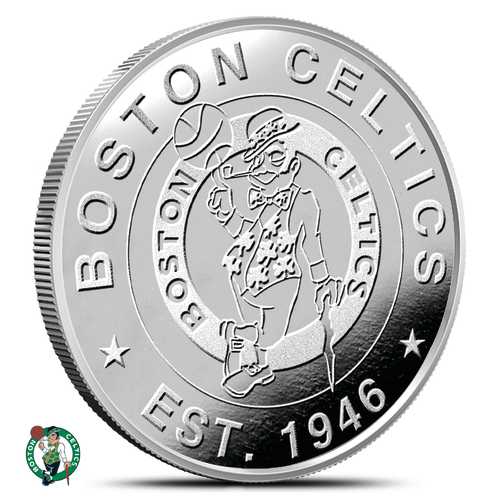 1 oz NBA Boston Celtics Silver Round (BU)