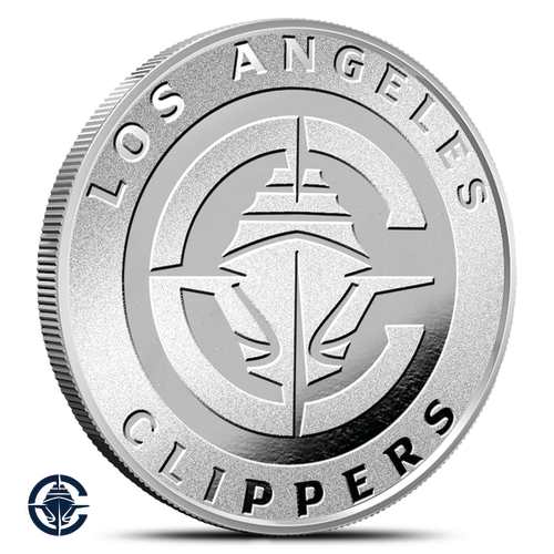 1 oz NBA Los Angeles Clippers Silver Round (BU)