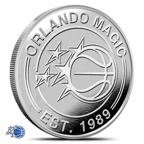 1 oz NBA Orlando Magic Silver Round (BU)
