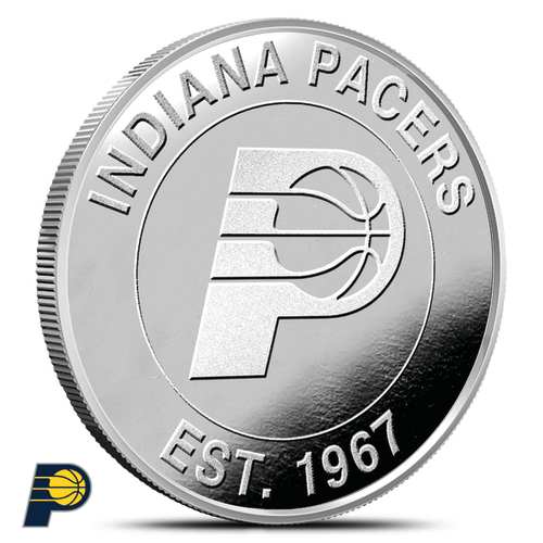 1 oz NBA Indiana Pacers Silver Round (BU)