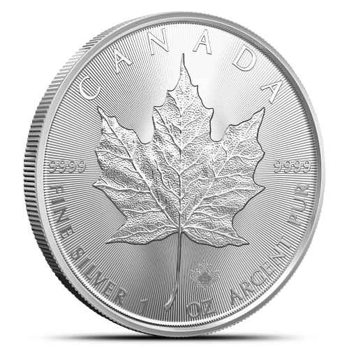 2025 1 oz Canadian Silver Maple Leaf Coin (BU)