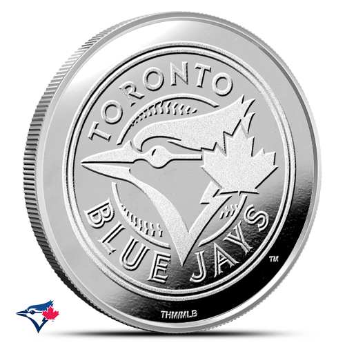 1 oz MLB Toronto Blue Jays Silver Round (BU)