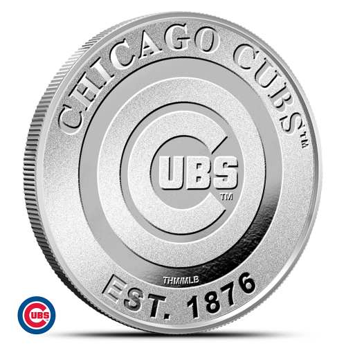 1 oz MLB Chicago Cubs Silver Round (BU)