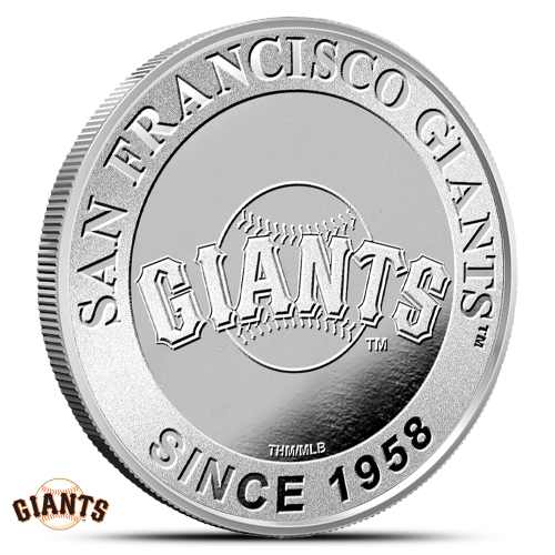 1 oz MLB San Francisco Giants Silver Round (BU)