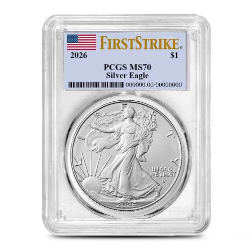 2026 1 oz American Silver Eagle Coin PCGS MS70 FS