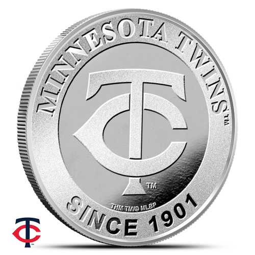 1 oz MLB Minnesota Twins Silver Round (BU)