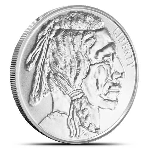 1 oz SilverTowne Buffalo Silver Round (New)
