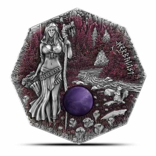 2025 2 oz Germania Mint Witchcraft Herbalist Silver Round (Ultra High Relief)