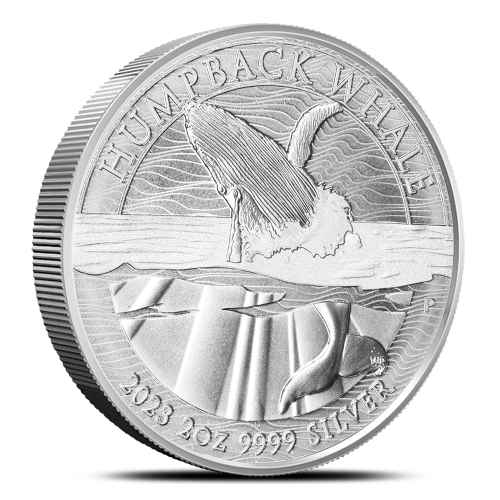 2023 2 oz Australian Humpback Whale Silver Coin