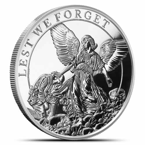 2025 1 oz Falkland Island Silver Remembrance Day Coin (BU)