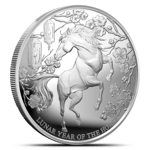 2026 1/2 oz Pitcairn Islands Silver Lunar Year of the Horse Coin (BU)