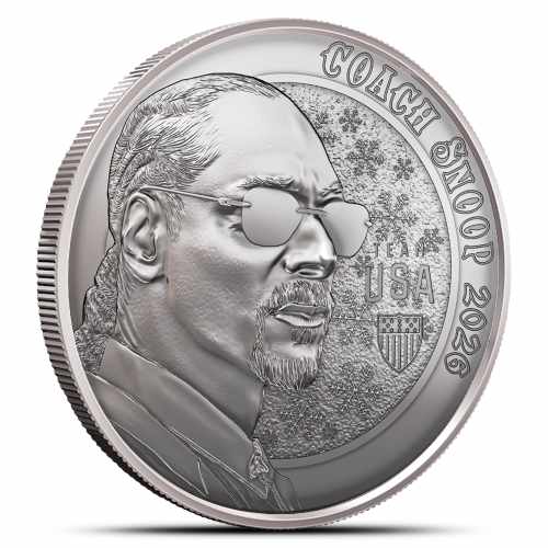2026 1/2 oz Team USA Coach Snoop Winter Games Silver Round (New)
