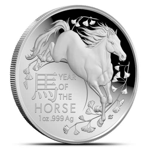 2026 1 oz Proof Royal Australian Mint Silver Year of the Horse Domed Coin (New)