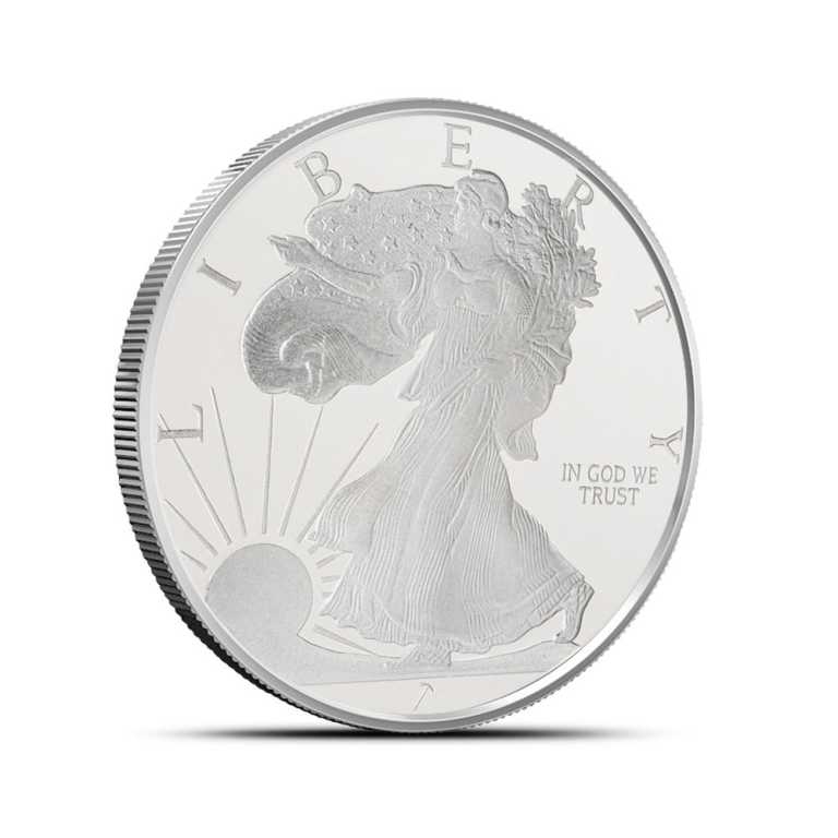 1/2 oz SilverTowne Walking Liberty Silver Round (New)