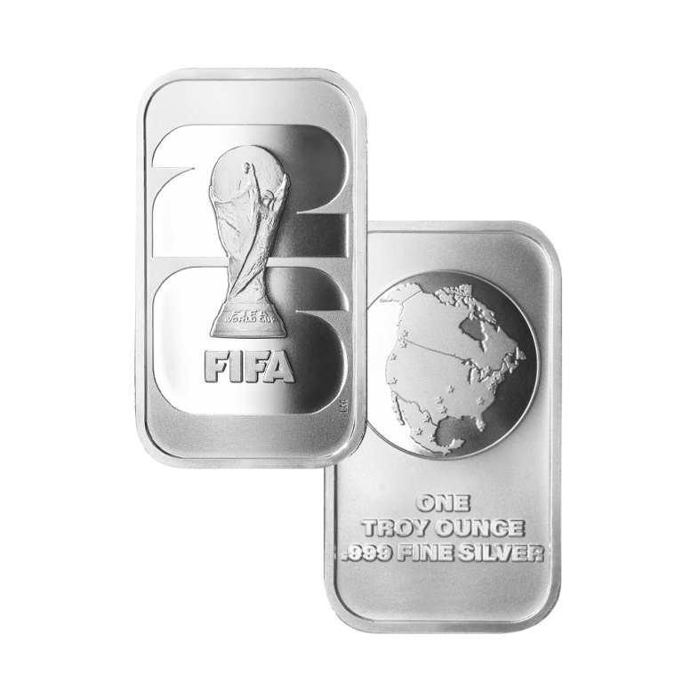 1 oz FIFA World Cup 2026 Silver Bar (New)