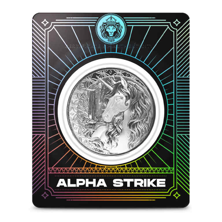 2025 1 oz Fiji Silver Unicorn Coin (Alpha Strike, BU)
