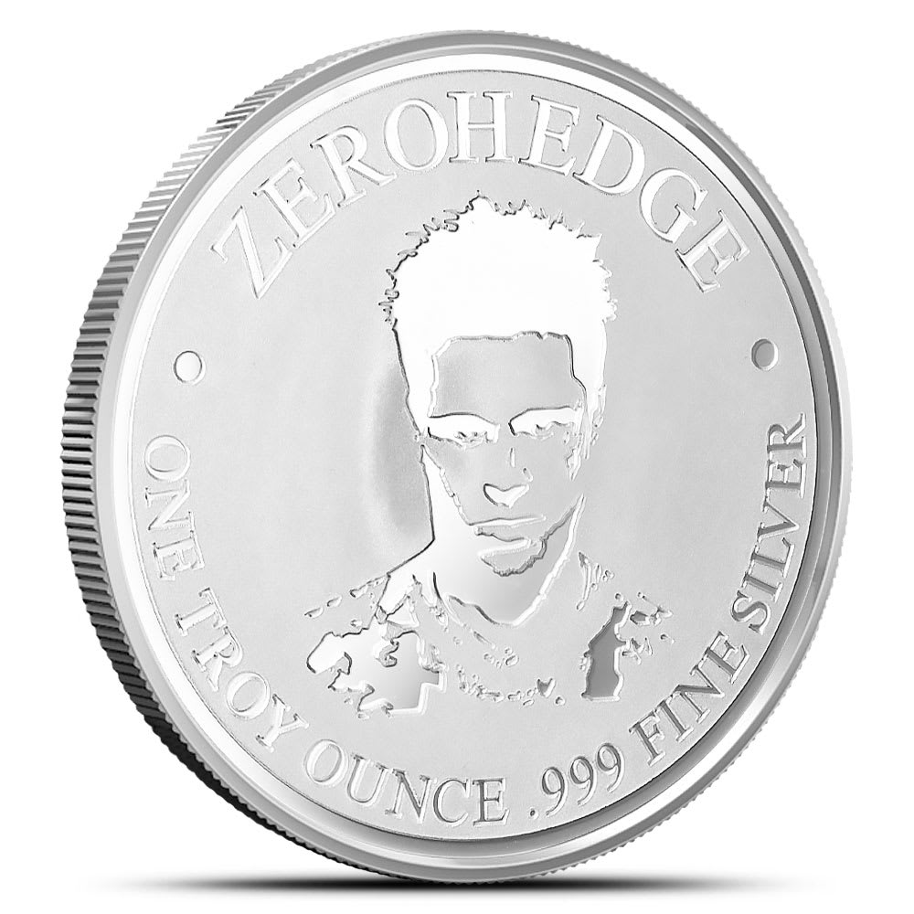 純銀メダル 約50ｇ 1 oz ZeroHedge Silver Round (New) l JM Bullion™