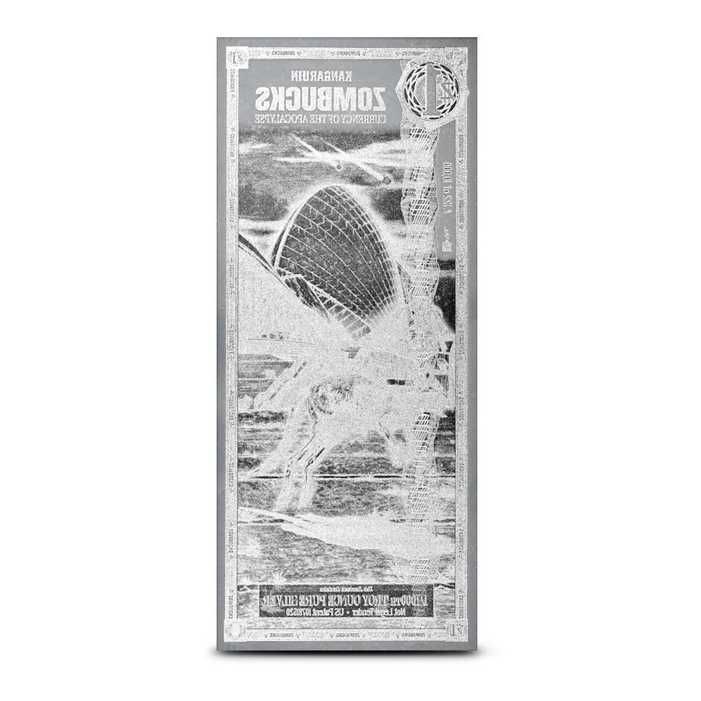 1 Zombucks World Kangaruin Silver Note (New) l JM Bullion™