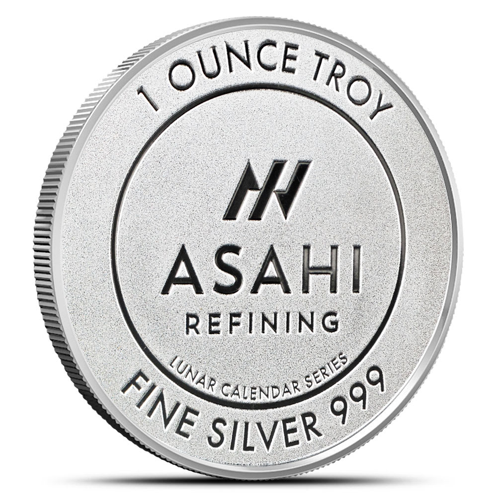1 oz Asahi Snake Silver Round (New) l JM Bullion™