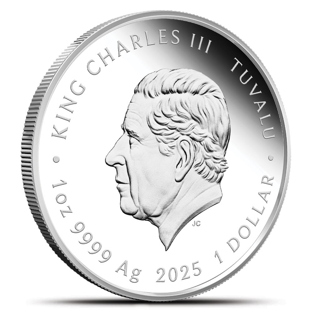 Him-031 ヒムヤル王国 サラーン・ヤウーブ クィナーリウス銀貨 2025 1 oz Proof Colorized Tuvalu Silver Jimi Hendrix Coin l JM
