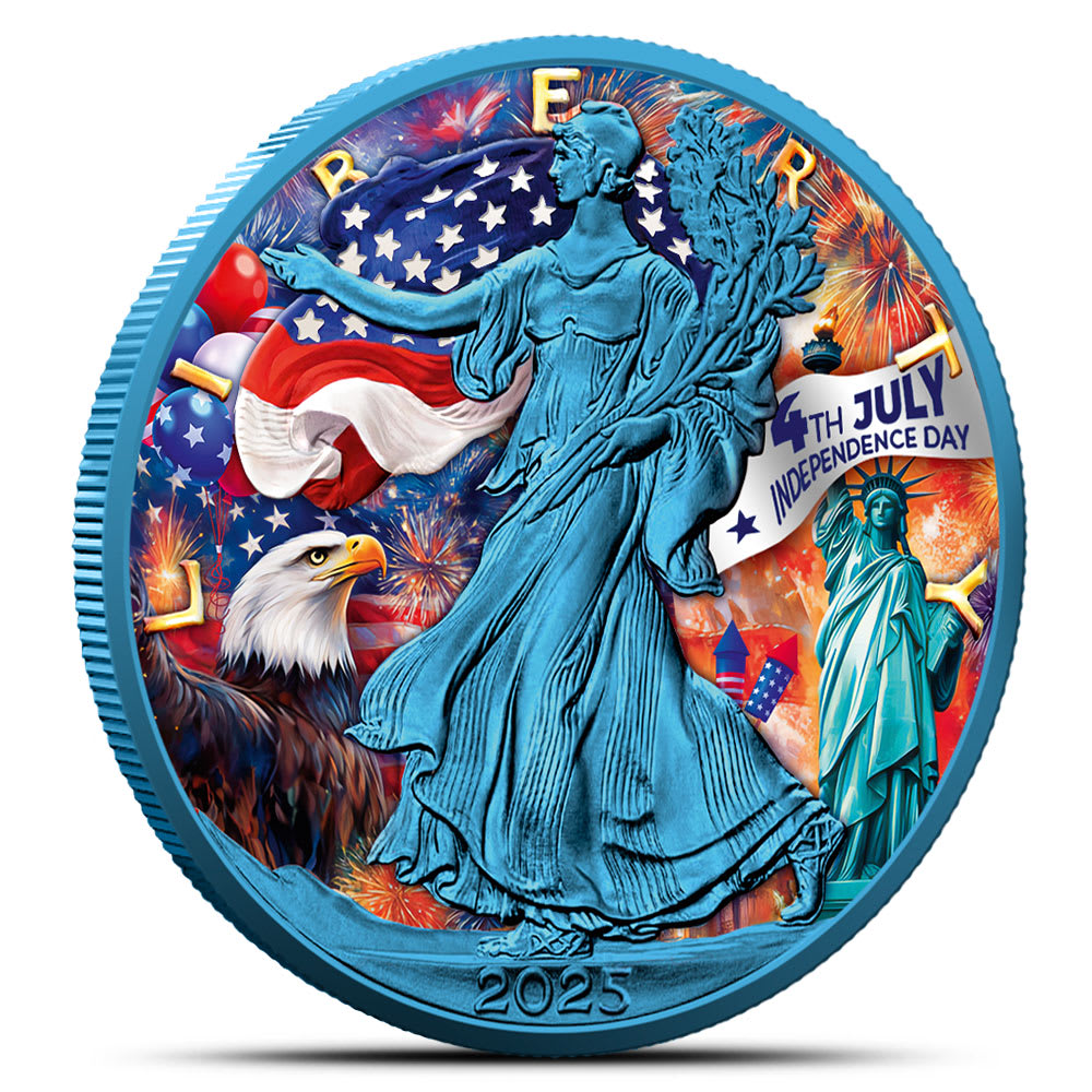 【限定】2021 Colorized American Silver Eagle 2023 1 oz Colorized American Silver Eagle Coin (BU) l JM Bullion™