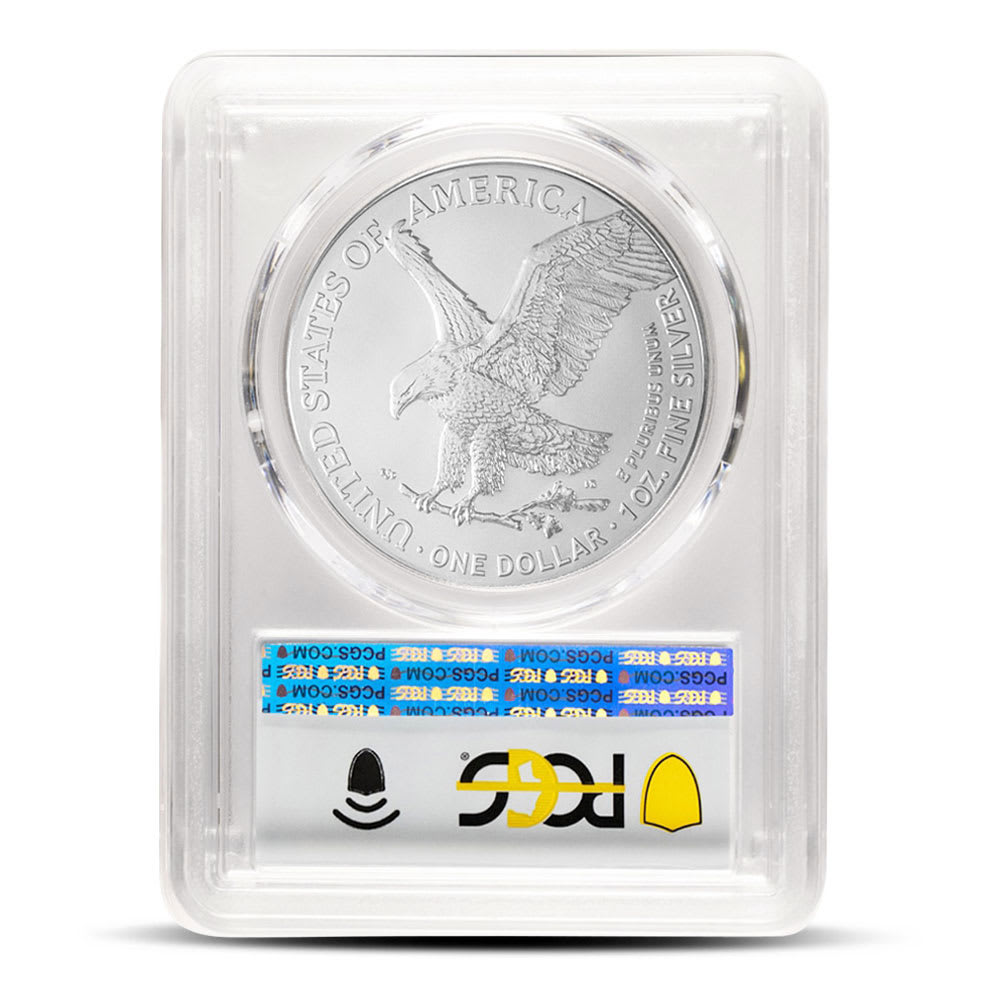 2025 1 oz American Silver Eagle Coin PCGS MS70 FDOI l JM Bullion™