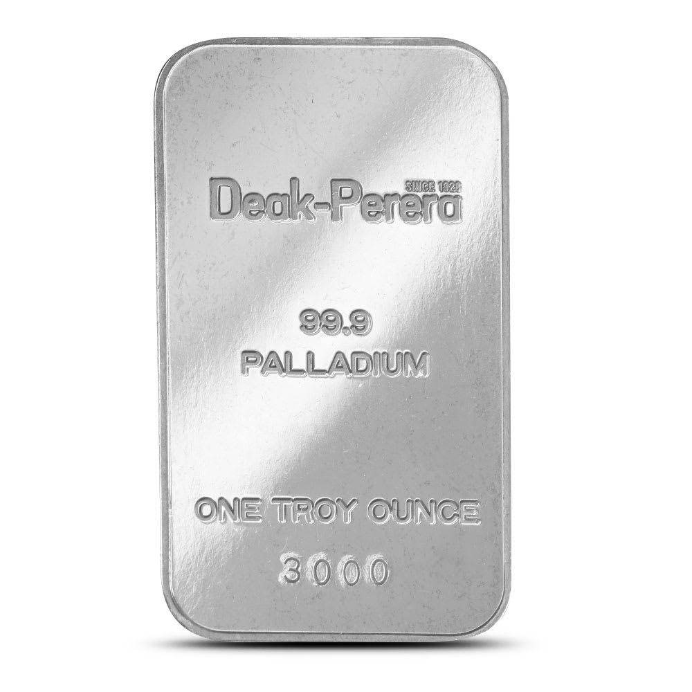 1 oz Engelhard Deak-Perera Palladium Bar (w/ Assay) l JM Bullion™