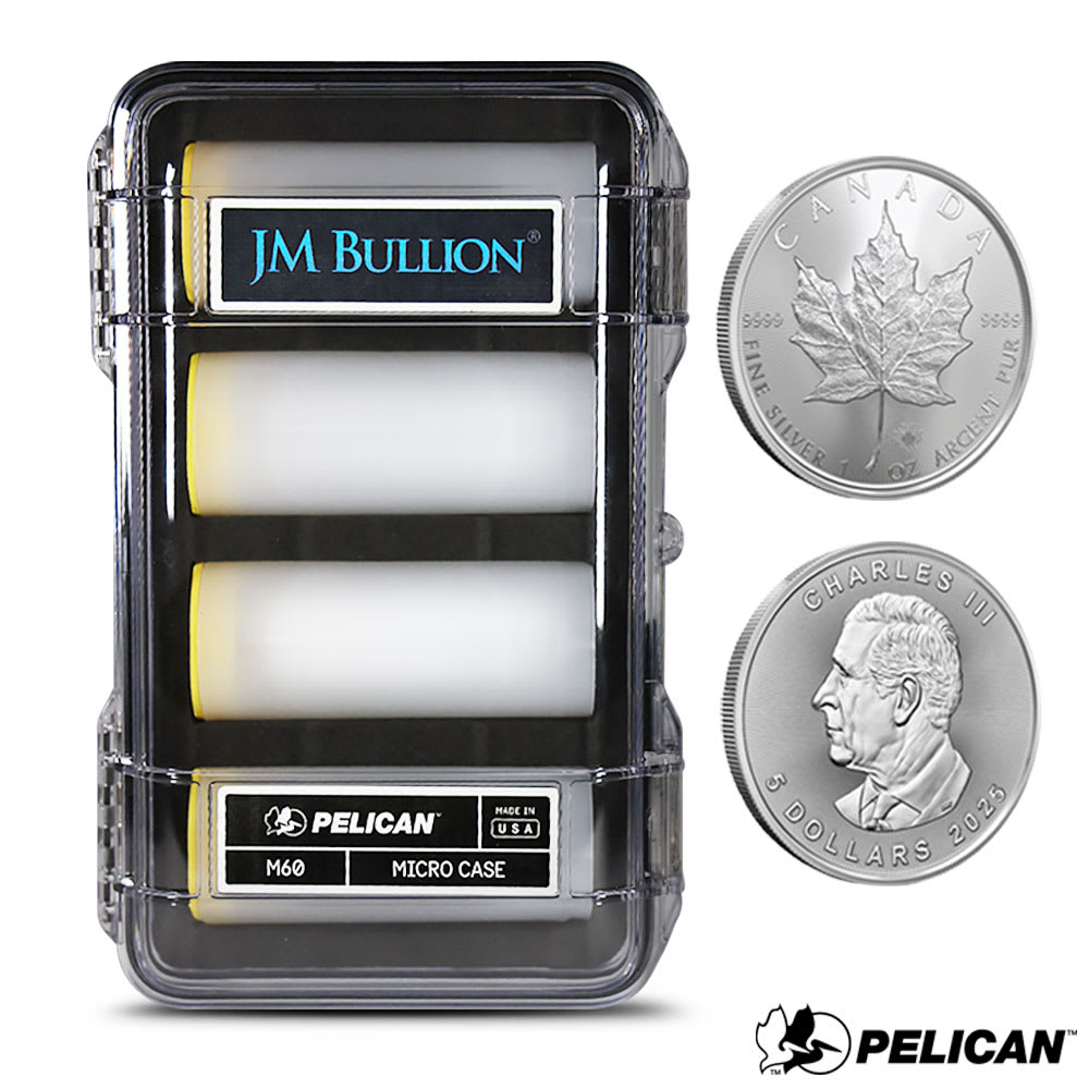 2025 1 oz Silver Maple Leaf Mini Monster Box (100 Coins, JM
