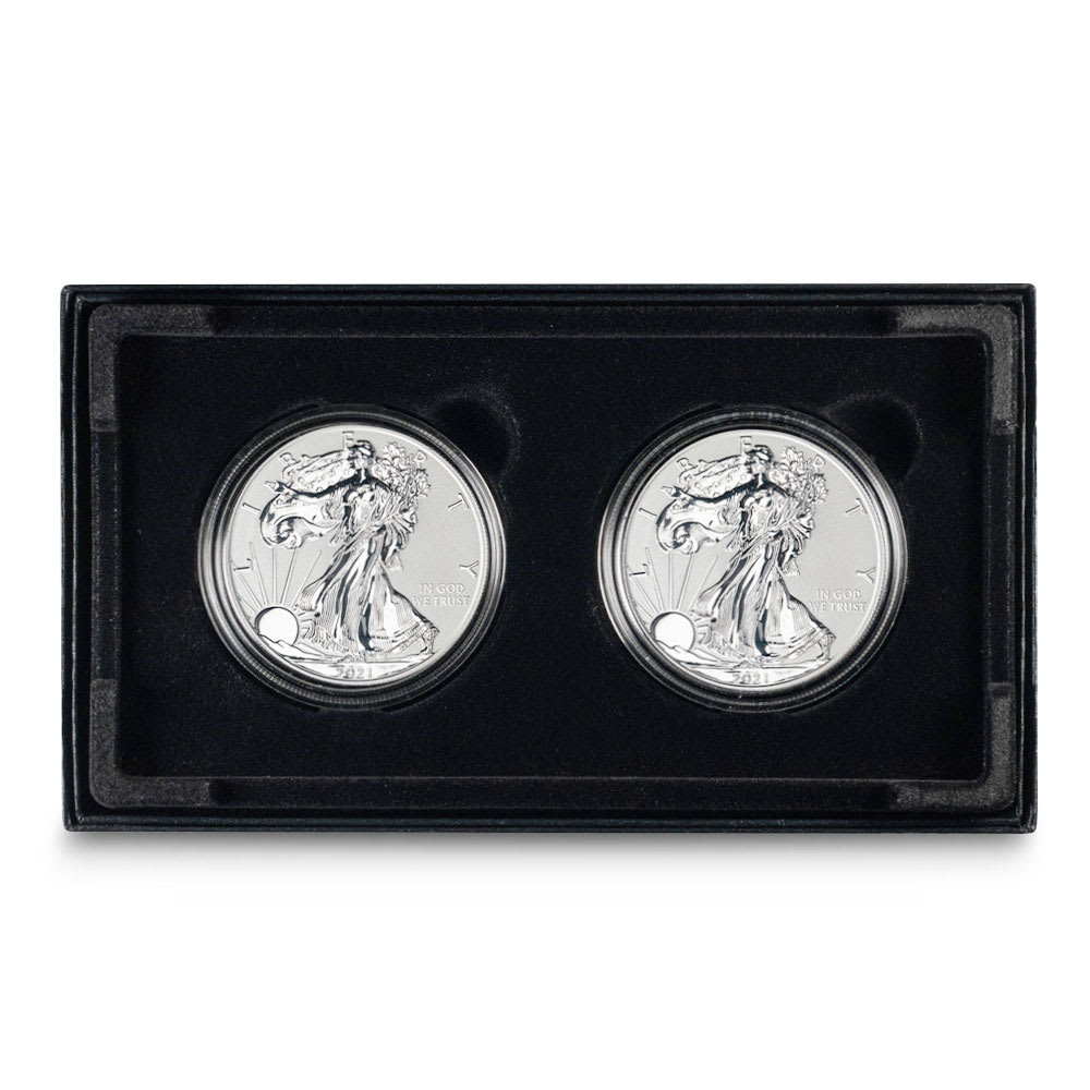 2021 Reverse Proof American Silver Eagle 2-Coin Designer Set l JM