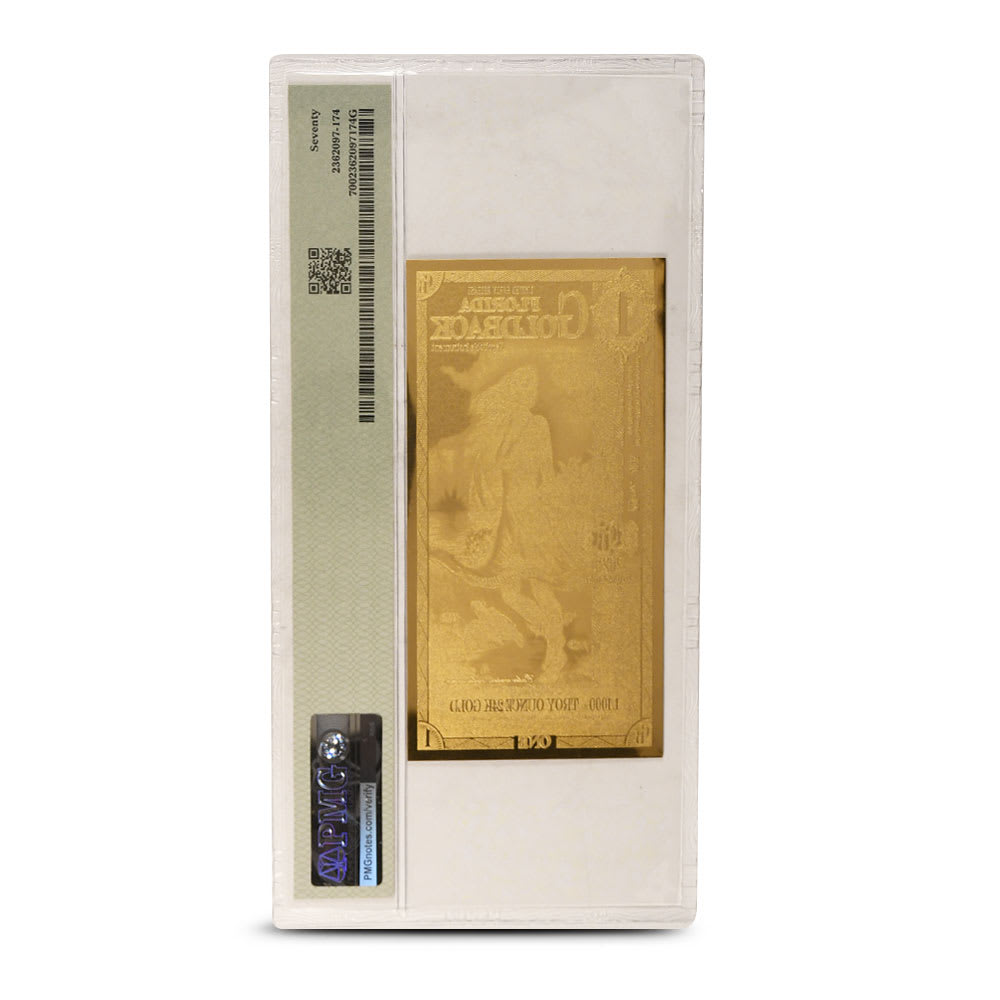 1 Florida Limited Early Release Goldback Gold Note (MS70) l JM