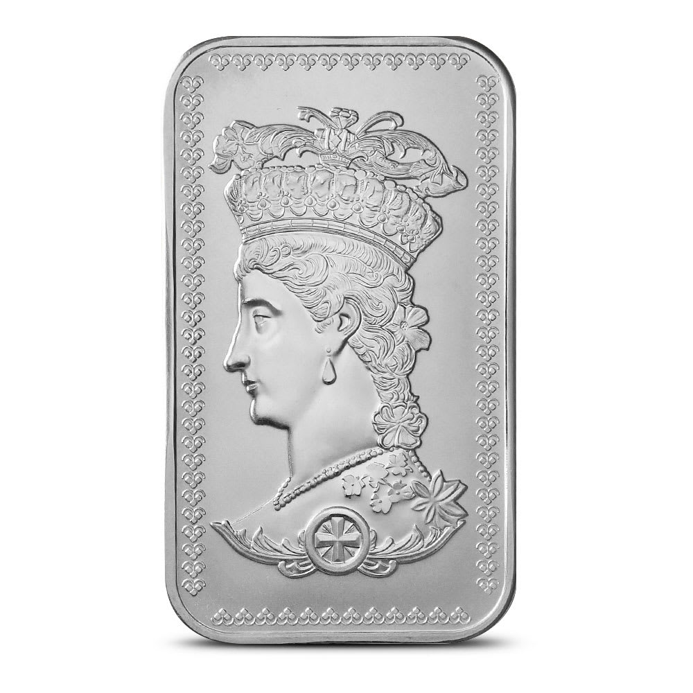1 oz Gothic Crown Silver Bar (New) l JM Bullion™