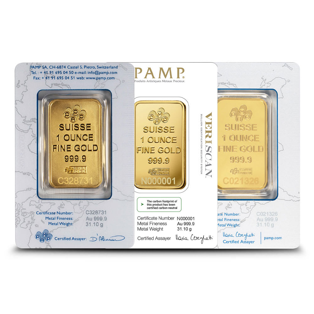 っ*k様 PAMP SUISSE 1オンス 装飾品　コレクション 1 oz PAMP Suisse Gold Bar (Varied Design w/ Assay) l JM Bullion™
