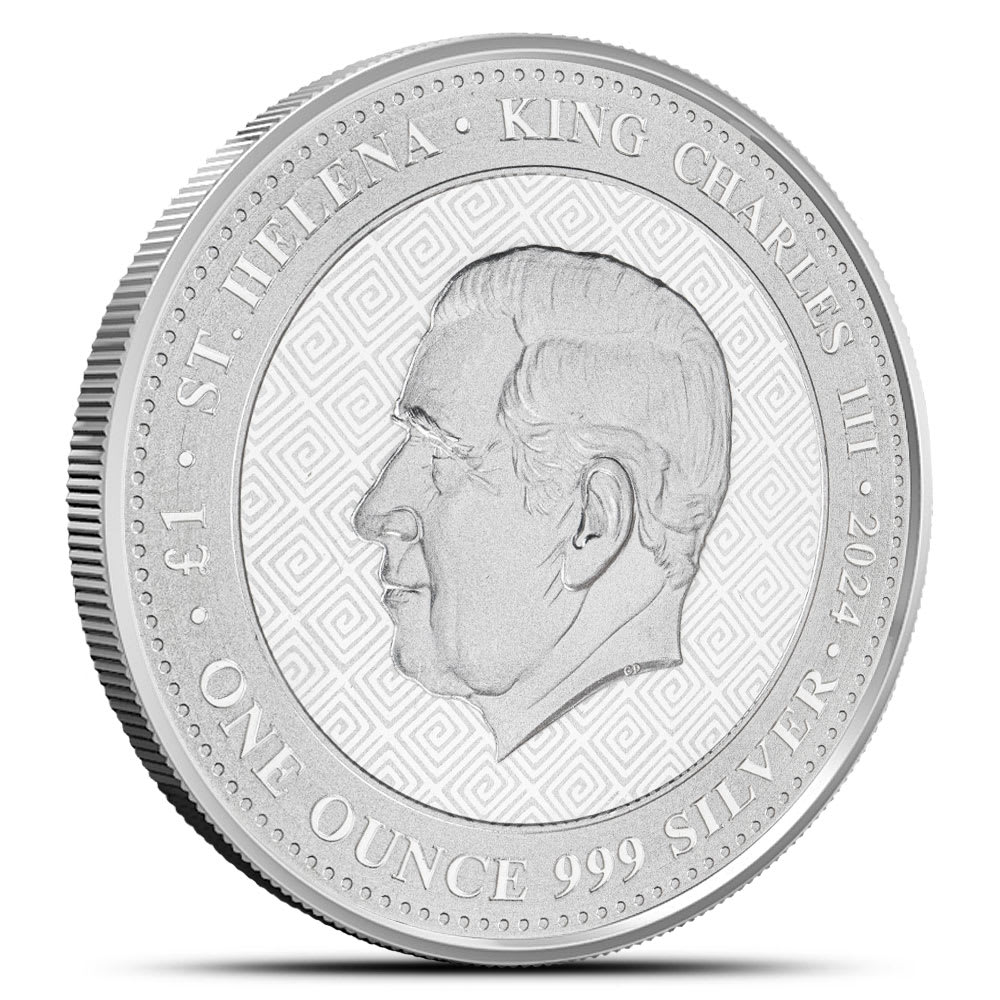 2024 1 oz St Helena Silver Athena Owl Coin (BU) l JM Bullion™