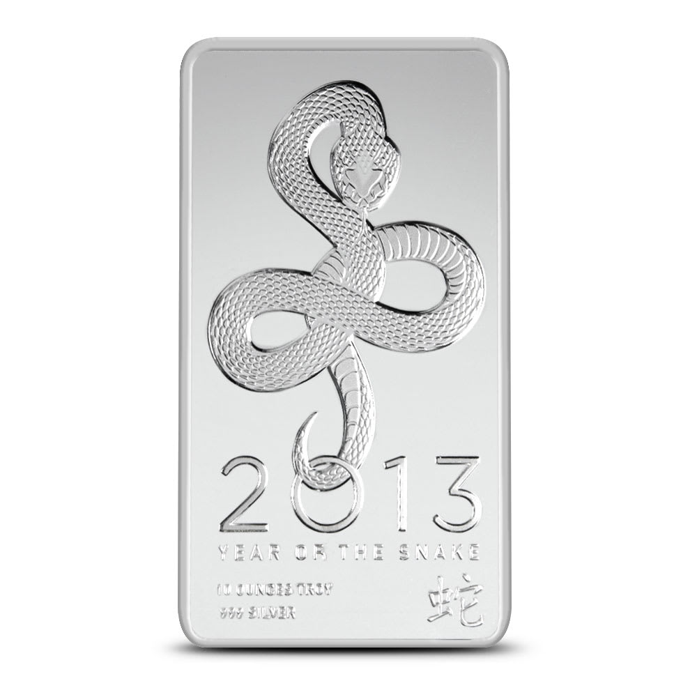 Buy 10 oz NTR Snake Silver Bars Online - .999 Pure, Brand New | JM