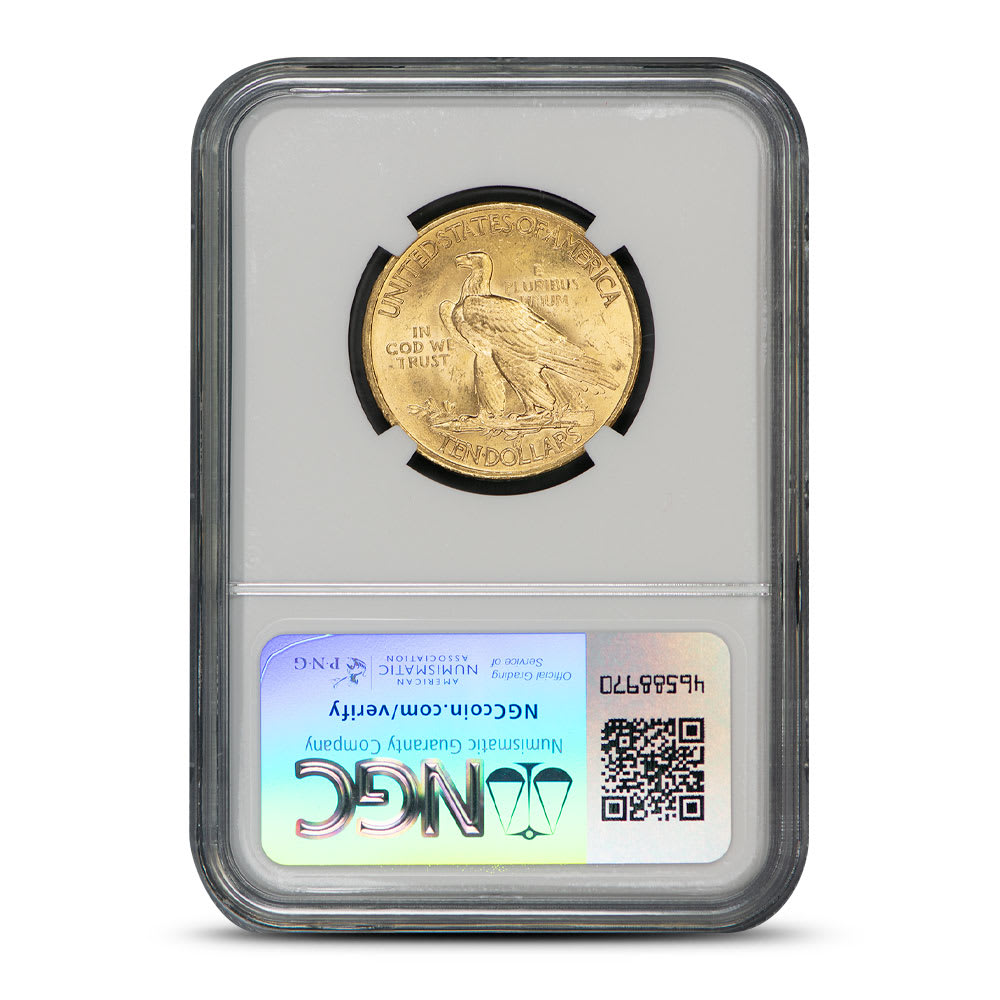 1932 Pre-33 $10 Indian Gold Eagle Coin NGC MS65 l JM Bullion™