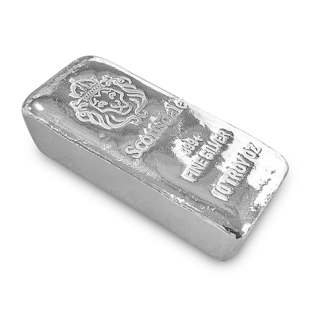 10 oz Scottsdale Chunky Silver Bar l JM Bullion™