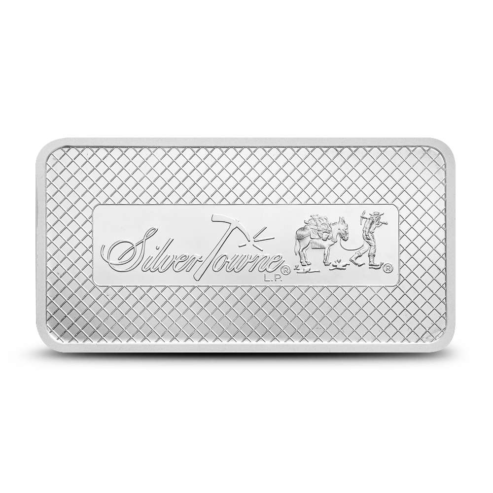 10 oz SilverTowne Prospector Silver Bar (New) l JM Bullion™