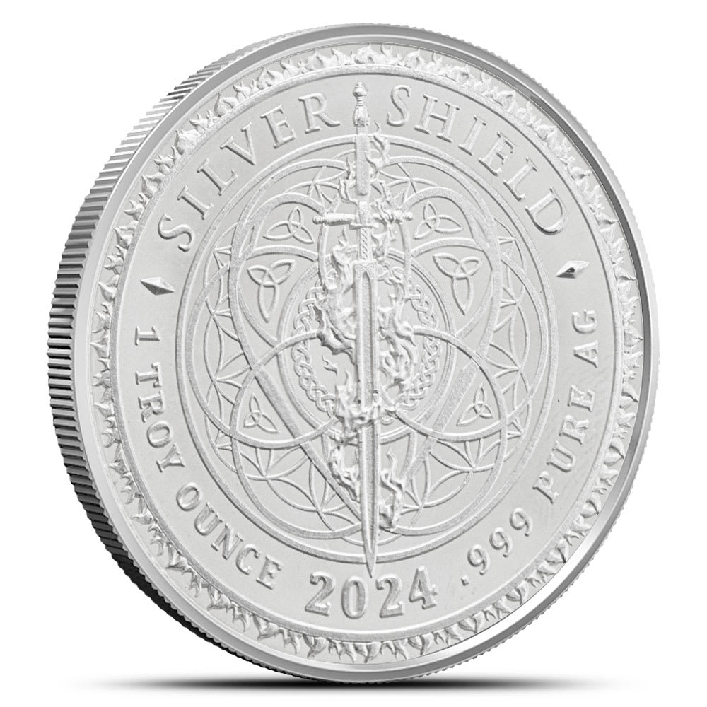 Buy 1 oz Trivium Girls Silver Shield Round (New) - .999 l JM Bullion™